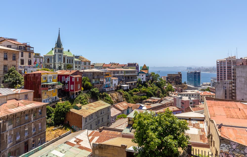 Cerros, murales y ascensores