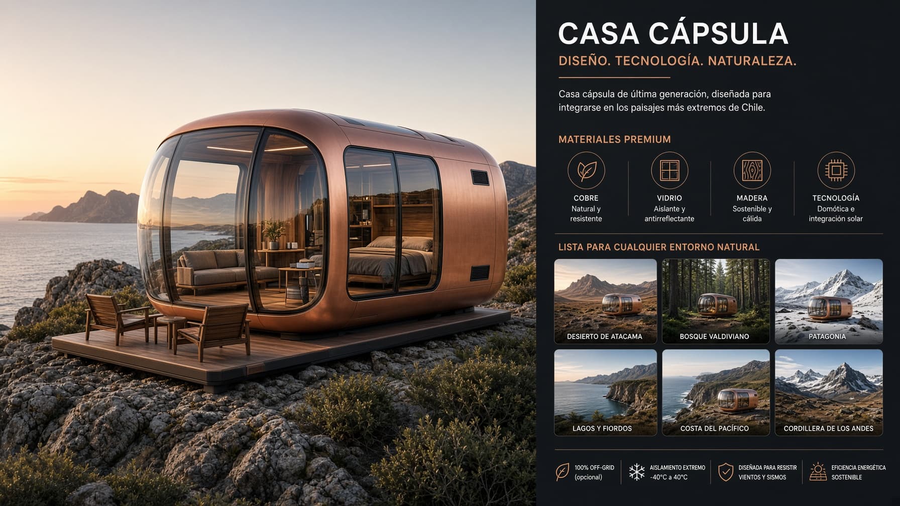 Casa cápsula Mapucoin